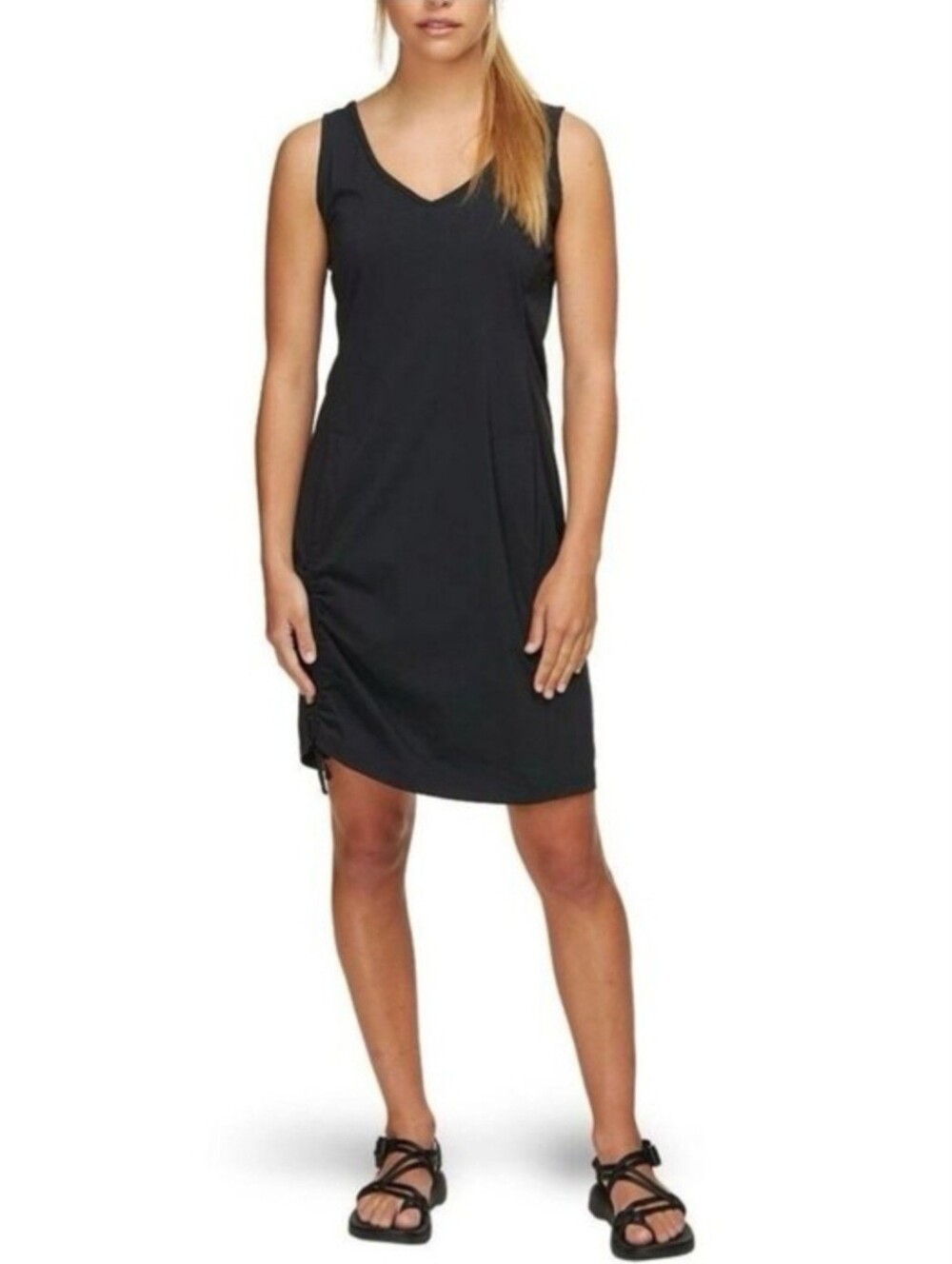 Columbia Women's Medium Black Omni-Shade Sleeveless Dress Outdoor UPF 50 L1472